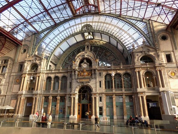 3-Hour Antwerp Bike Tour - Starting at Antwerpen-Centraal, the railway cathedral moment