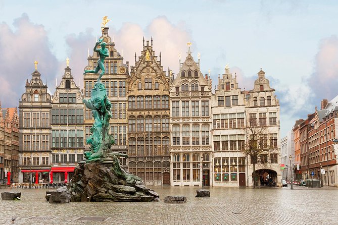 Antwerp and Ghent Day Trip from Brussels With Atomium Photo Stop - Ghent walking tour: Belfort dragon, Mystic Lamb, and river-photo moments