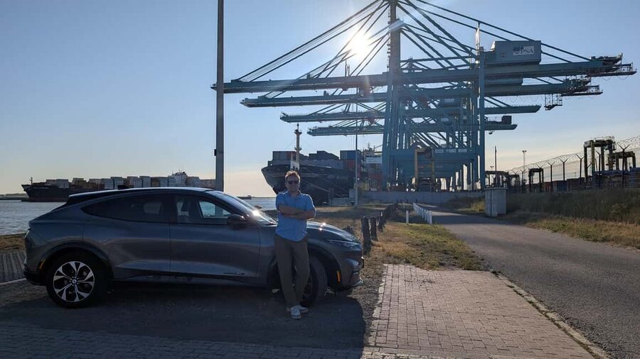 Antwerp: Private Port Tour with Expert Guide and Car - Antwerp Port From the Passenger Seat