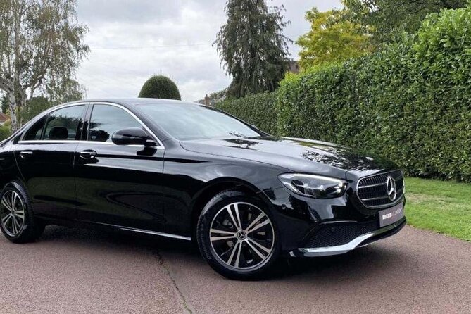 Arrival Private Transfer from Brussels Airport BRU to Ghent City by Business Car - Inside the Mercedes E-Class ride to Ghent