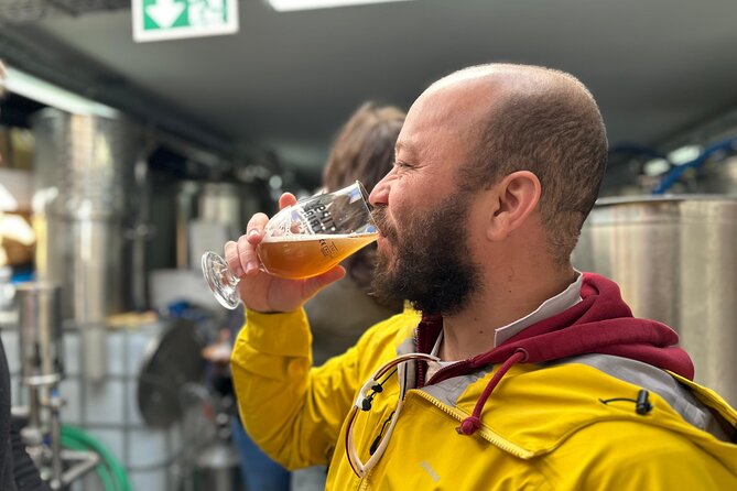 Beer tasting in a Brussels Micro Brewery and Distillery - Entering Tipsy Tribe in Koekelberg, where beer and spirits share the same space