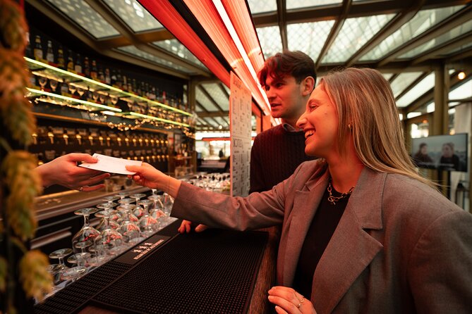 Belgian Beer World Experience: Guided Beer Tasting + Rooftop Beer - The guided tasting: Blond and Dark, with 0% to 11% options