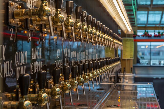 Belgian Beer World Experience: Guided Beer Tasting + Rooftop Beer - Beerlab Rooftop: 360-degree views and choosing from 150+ beers