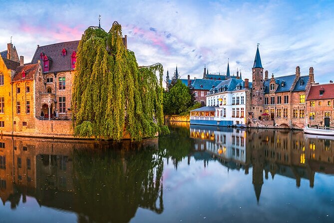 Bruges Delights - Best Tour Designed for Cruise Passengers - Rozenhoedkaai and Quai du Rosaire: the canal view you came for