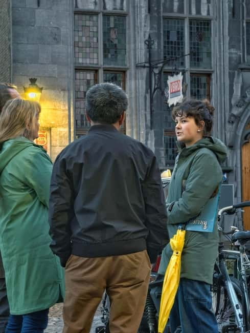 Bruges: Nightly Tales and Untold History Walking Tour - Cafe Vlissinghe and Jan Van Eyck Square, the Evening Lands Softly