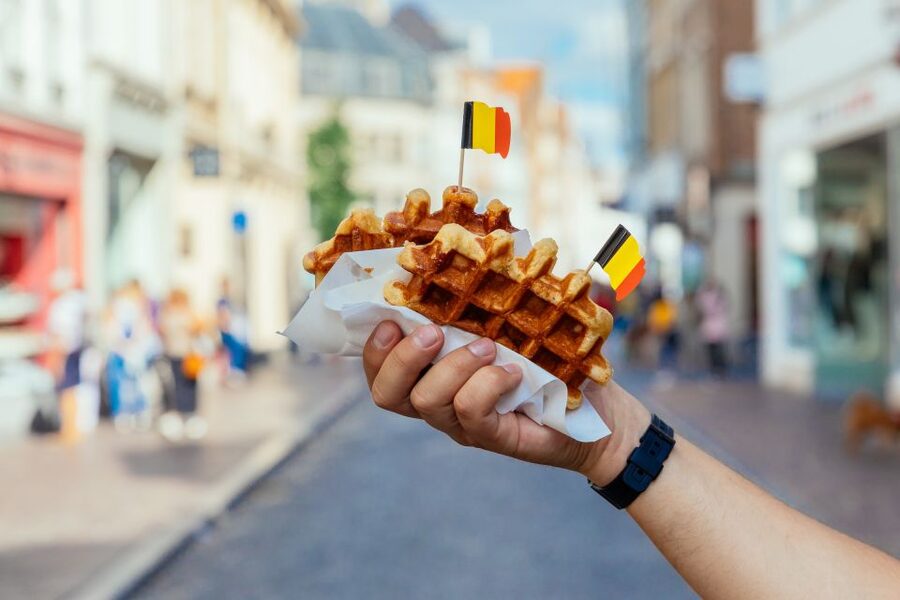 Bruges: Private Food Tour – 10 Tastings with Locals - Walking Bruges with Simon Stevinplein and Burg Square in your pocket