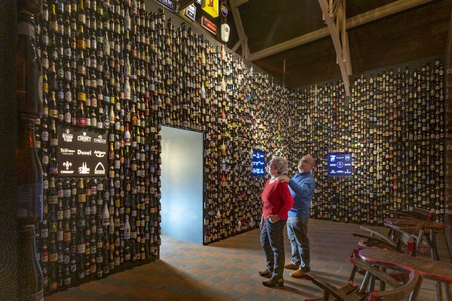 Bruges: The Beer Experience Museum Entry with Audio Guide - Where the museum entrance is, and how the floors work
