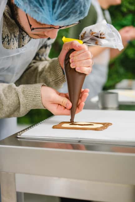 Brussels Chocolate Workshop - Making Mendiants and a Personalized Bar (Plus Watching Pralines Up Close)