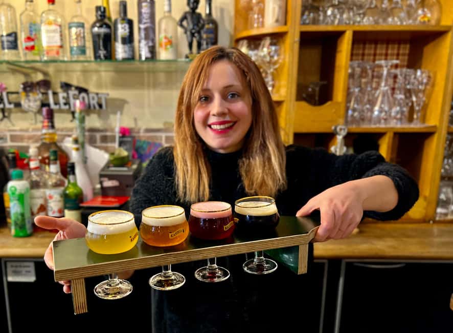 Brussels: Food Tour of 10 Tastings - Waffles, Beers & More - Brioche and homemade hot cocoa in Brussels center streets