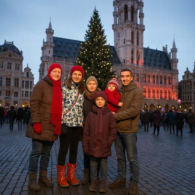 Brussels on Foot: Historic Center with a Local Guide in 2 hours - Saint-Hubert Royal Galleries: holiday lights and an easy place to browse