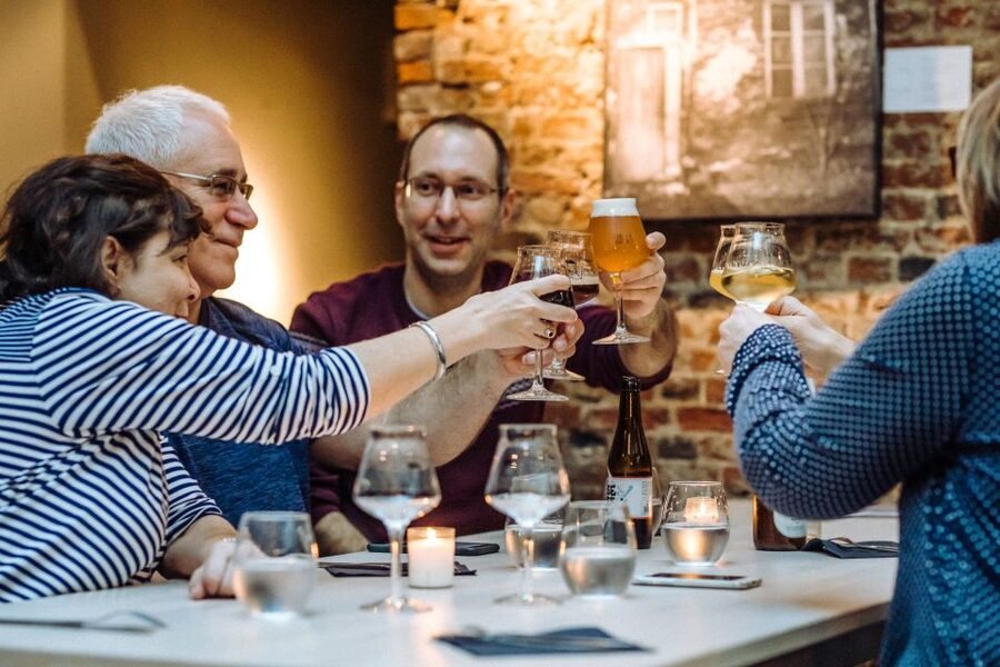 Brussels: Private Beers, Bars, and Live Music Tour by Night - Madame Moustache: live music energy near the pool