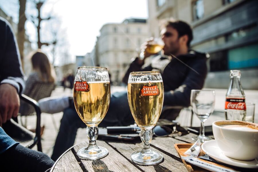 Brussels: Private Beers, Bars, and Live Music Tour by Night - Au Bassin brewery stop: beer in an old port warehouse