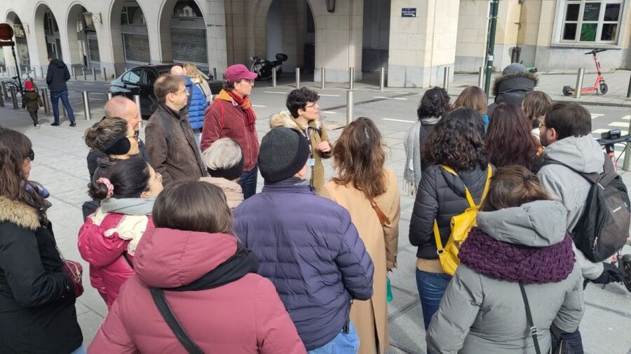 Brussels: The comic book walls walking tour - Learning the techniques and schools of French-Belgian comics on the street