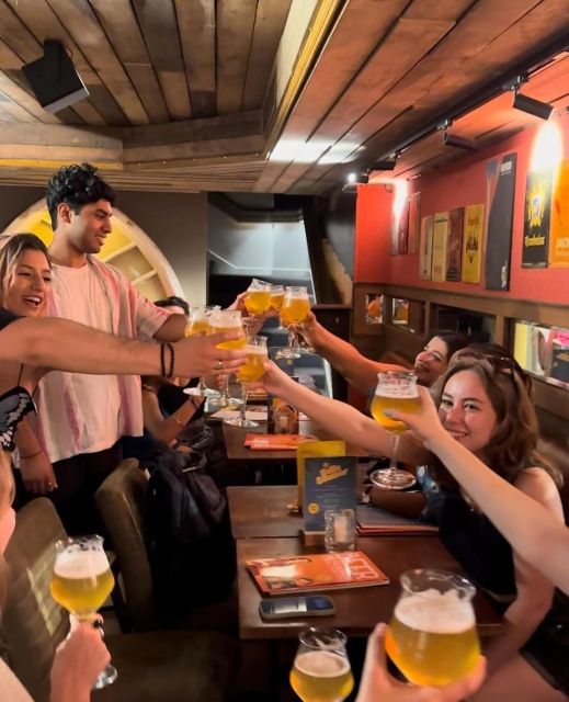Brussels Tipsy Tour: Cocktail Making, Painting & Chocolates - Sip & pain with Manneken Pis, plus a beer and a shot