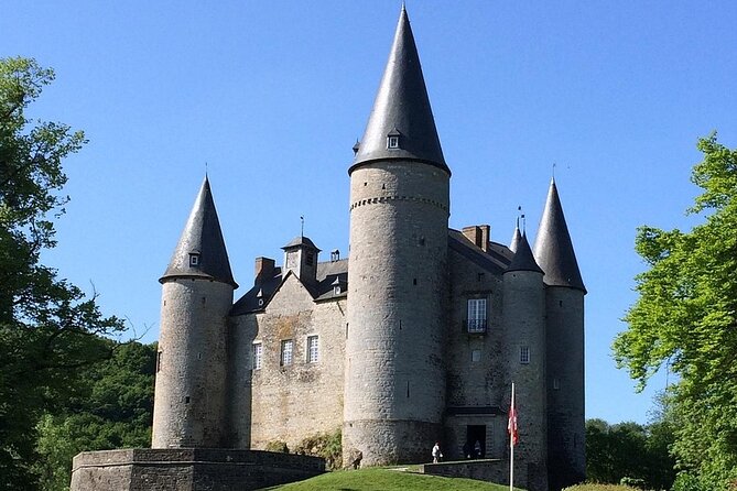 Brussels to Dinant Private Luxury Car Tour - Panorama and coffee at Château de Walzin