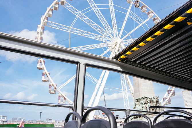 Brussels Tootbus Discovery Hop-on Hop-off and Ferris Wheel - The View Ferris wheel ticket: included, high, and weather-aware