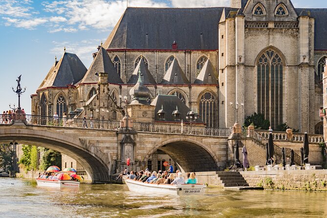 Brussels: Tour Bruges & Ghent with Cruise + Chocolate visit - Ghent canal cruise with Gent Watertoerist: the easiest win on the schedule