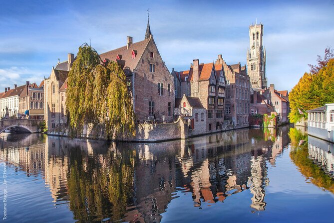 Brussels: Tour Bruges & Ghent with Cruise + Chocolate visit - Bruges walking tour: Belfry, Basilica of the Holy Blood, and Market Square