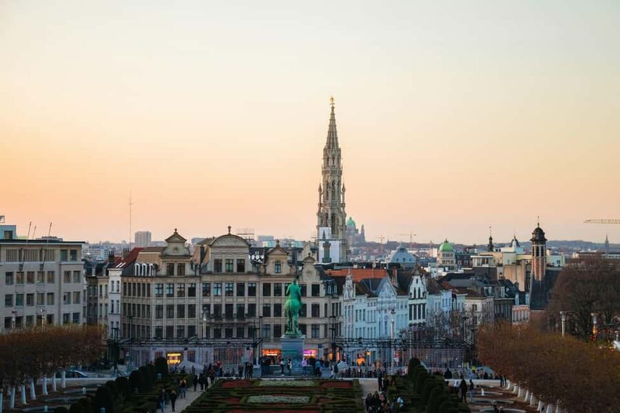 Brussels Uncovered: A Walking Tour Beyond the Postcards - Mont des Arts, the view plus the city’s paper trail