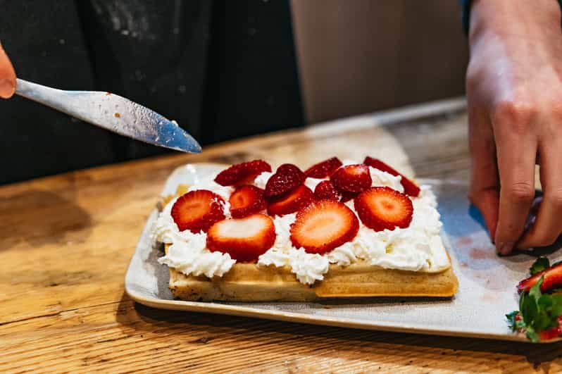 Brussels: Waffle Making Workshop - All You Can Eat - Toppings and Drinks: Build Your Own Brussels Waffle