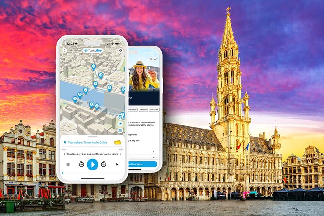 Brussels Walking Tour with Audioguide on your Smartphone - Starting point at Halle Gate, then Marolles street texture