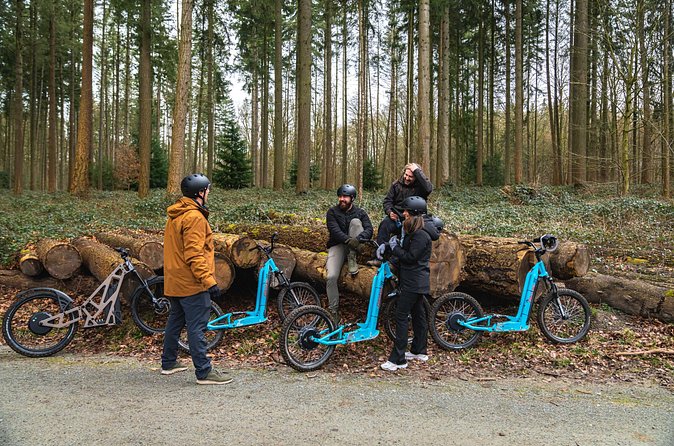 Explore Nature with All-Terrain E-Scooters - Arboretum Tervuren: nature breaks built into the ride