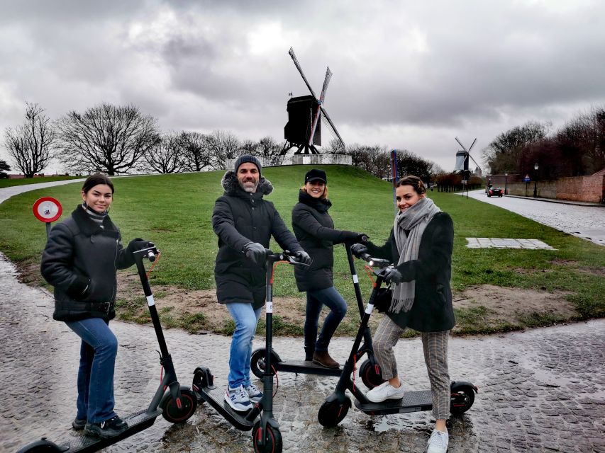 From Bruges to Damme: Private Electric Scooter tour - From Komvest to Damme, with a scooter that keeps you moving