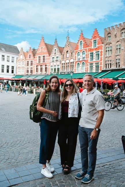 From Brussels: Private Tour of Bruges and Ghent with tasting - Bruges First: Photos, Guided Sights, Canal Boat Time