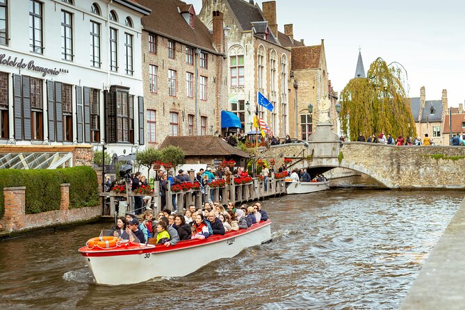 From Zeebrugge: Private Bruges with Canal Boat Shore Excursion - The canal boat ride: the Bruges view you cannot fake