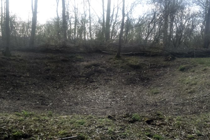 Full Day Canadian WW1 Vimy and Somme Battlefield Tour from Ypres - Lochnagar Crater: what an underground explosion left behind