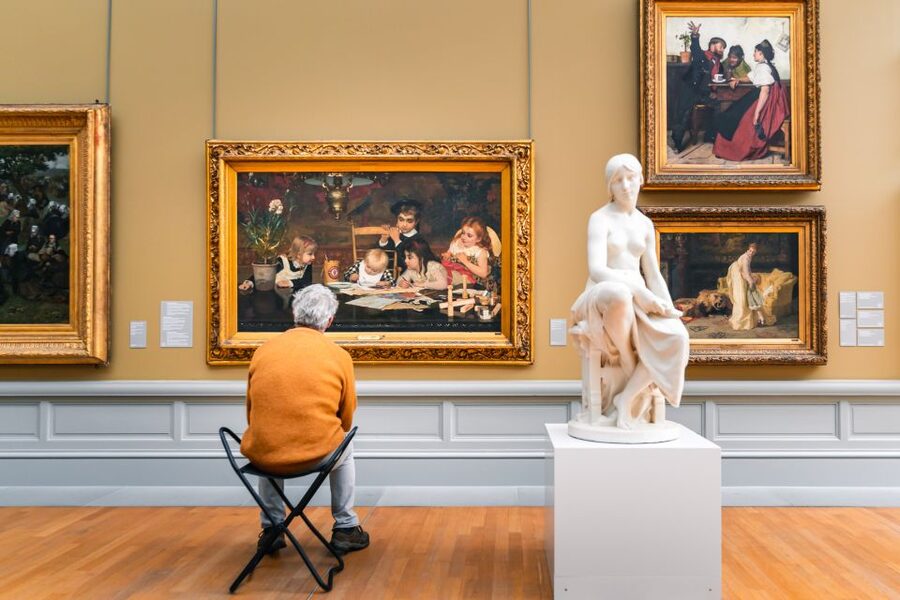 Ghent: Museum of Fine Arts Entry Ticket - Don’t forget the outside moment: monumental building, green park nearby