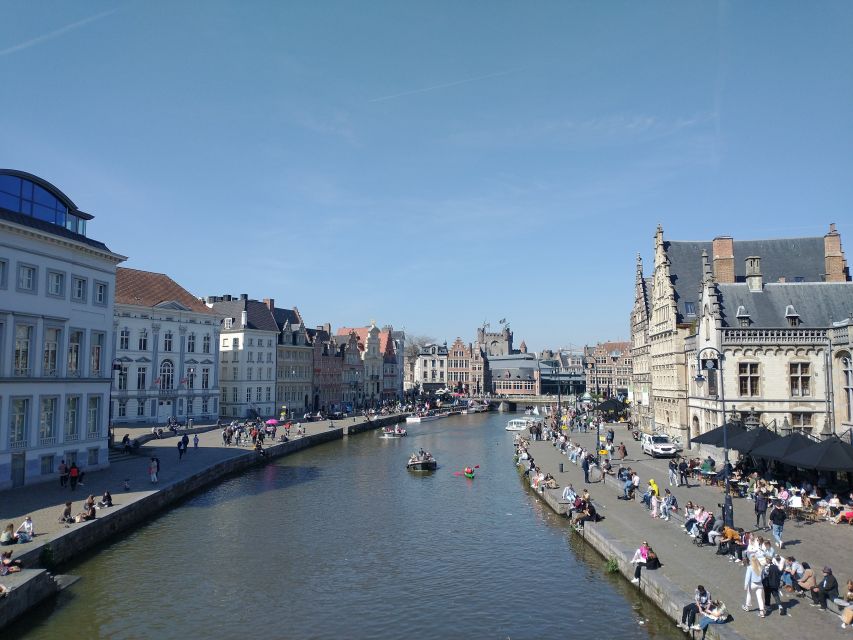 Ghent Running and Sightseeing Tour - Korenlei, Graslei, and the medieval trade story by the water