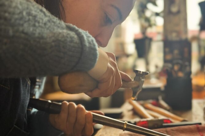 Handcraft your own silver ring in Bruges - Hammering and Shaping: Turning Flat Silver Into a Ring