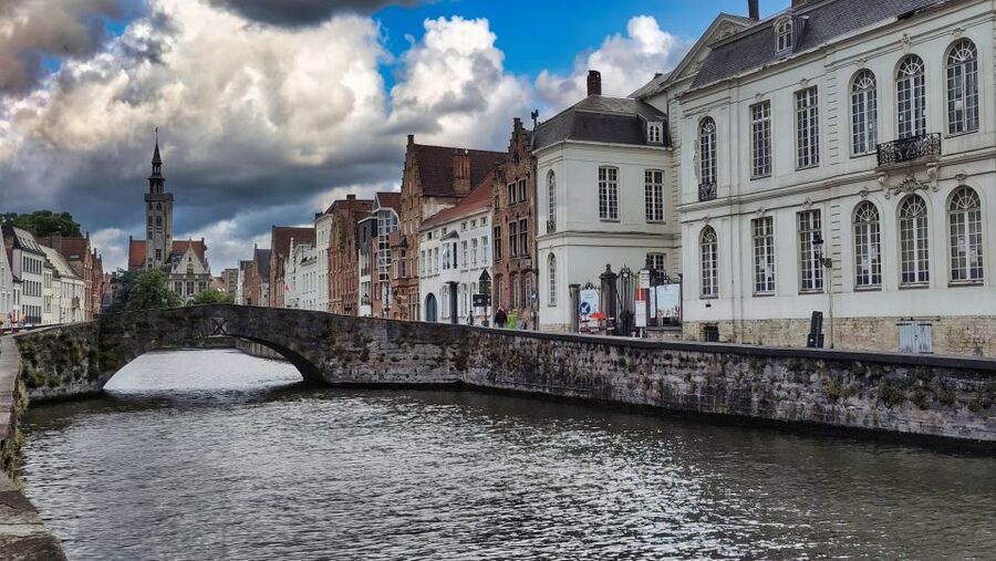 Historical Bruges: Jerusalem Chapel and Univ. of Commerce - Guilds and royal connections: archers, San Sebastian, and England