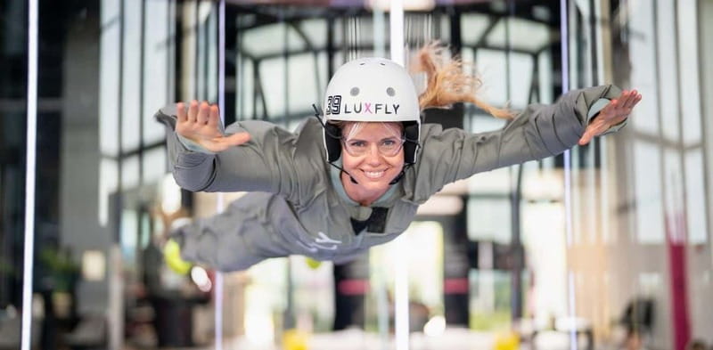 Luxembourg : Indoor Skydiving - Reaching LUXFLY in Sterpenich, 10 minutes from Luxembourg City