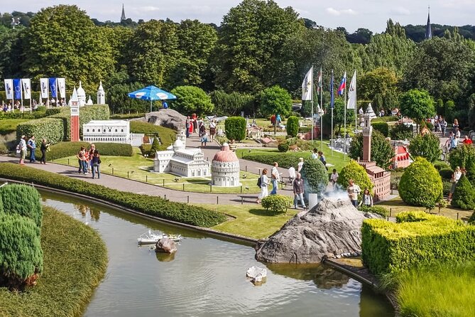 Mini Europe Entry Ticket in Brussels with Flexible Priority Entry - Berlin Wall, Viking Invaders, and the Interactive Exhibit Style