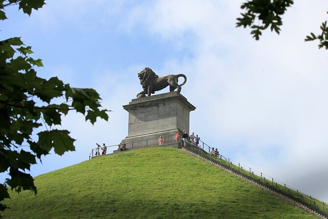 Napoleon Last Campaign (Waterloo, Ligny..) Day Tour from Brussels - Stop 3 at Waterloo battlefield: Plancenoit, Hougoumont, La Haye Sainte, and the Lion’s Mound