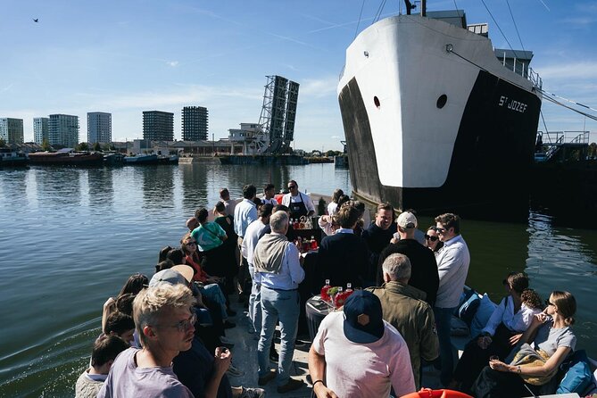 Private MAS Antwerp Aperitif Cruise (13–50 Guests) - Glide through Antwerp on an eco electric boat