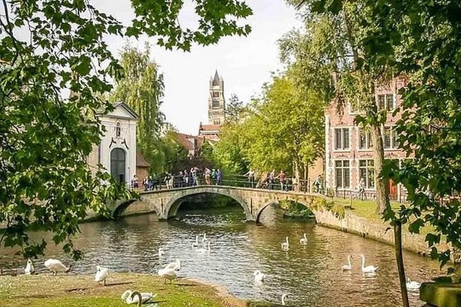 Private Tour: Ghent and Bruges From Brussels Full Day - Minnewater Lake, also called the Lake of Love