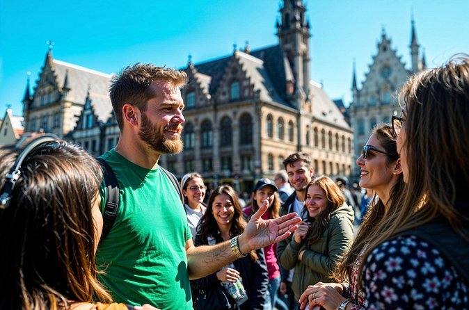 Secrets of Bruges: Walking Tour With a Chocolate and Waffle Bite - End at Huisbrouwerij De Halve Maan: finishing with a brewery landmark
