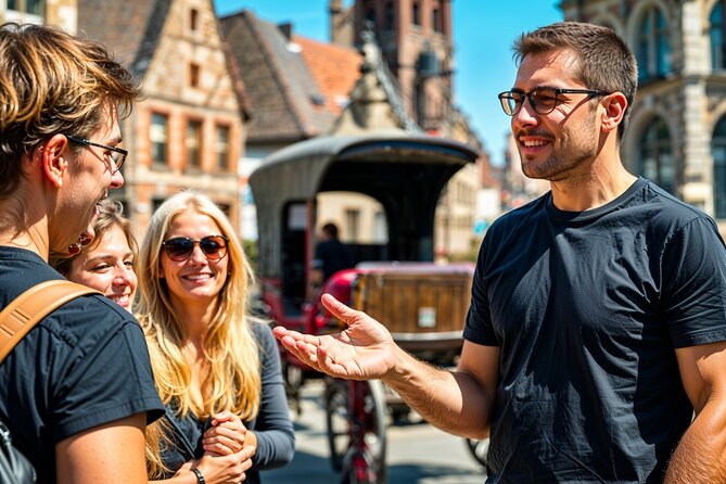 Secrets of Bruges: Walking Tour With a Chocolate and Waffle Bite - The thousand-year blood question, Brugse Vrije, and the old fish market