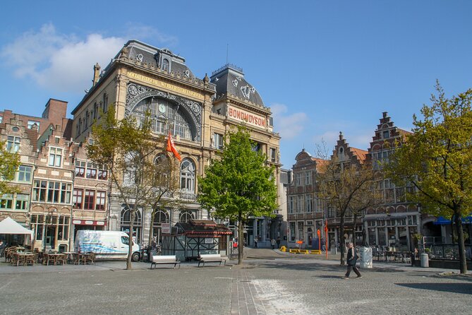 Sips and Stories: A Private Beer Tour in Ghent - The walk around Botermarkt 2 near Restaurant St. George