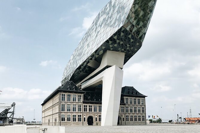 Surprise Walk of Antwerp with a Local - Port House and the finish near the Port Authority: wrapping the walk with Antwerp’s edge
