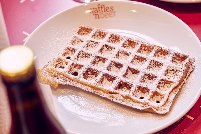 The Waffles 'n Beer Workshop in Brussels Centre - Cooking Station Mode: Two People Per Station, Step-by-Step Help