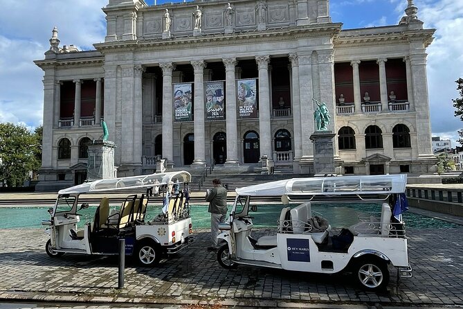 TukTuk Tour through historic Antwerp 2.5h - Grote Markt finale: town hall, guild houses, and Brabo and Antigoon