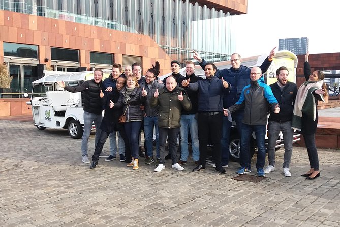 TukTuk Tour through historic Antwerp 2.5h - Plantin-Moretus Museum and the Friday market courtyard moment