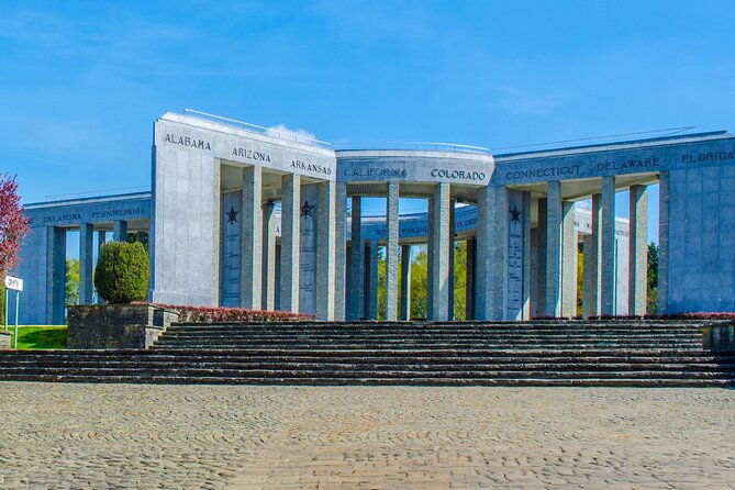 WWII Battle of the Bulge Private Guided Day Tour from Brussels - Stop 1 in Malmedy: the Massacre Memorial and its quiet weight